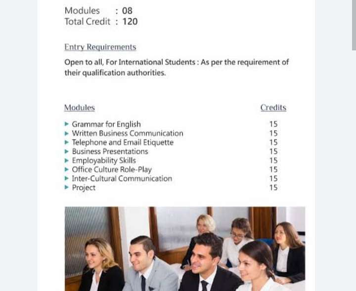 DIPLOMA IN BUSINESS ENGLISH